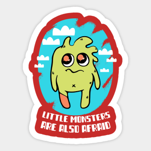 Cute Little Monsters Sticker